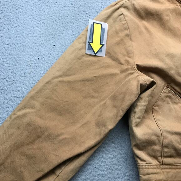 Vintage Zero Zone By Walls Insulated Canvas Coveralls Mens Large Tall Brown - Picture 13 of 16